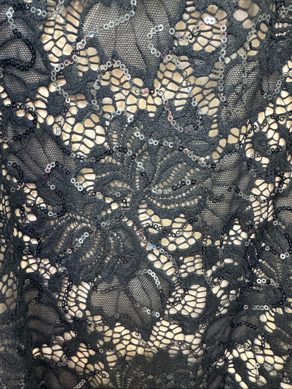 Elegant Bisou Bisou Black Lace Dress - Picture 4 of 8
